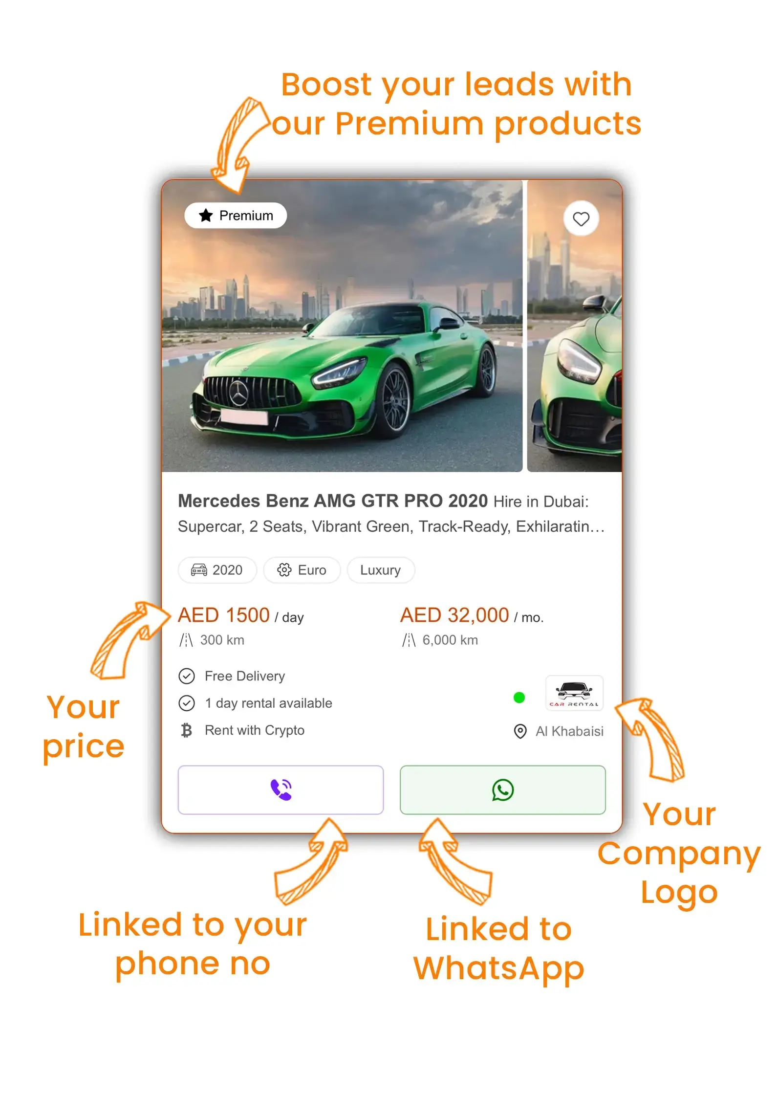 List your cars