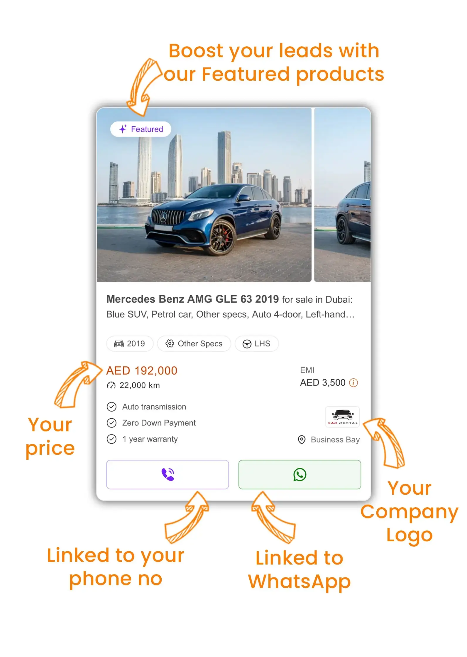 List your cars